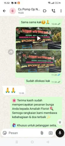 Testimonial Papan Bunga pasirhuni