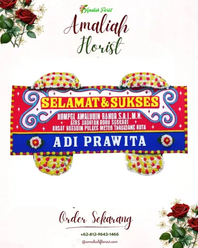Karangan Bunga Ucapan Selamat pasirhuni